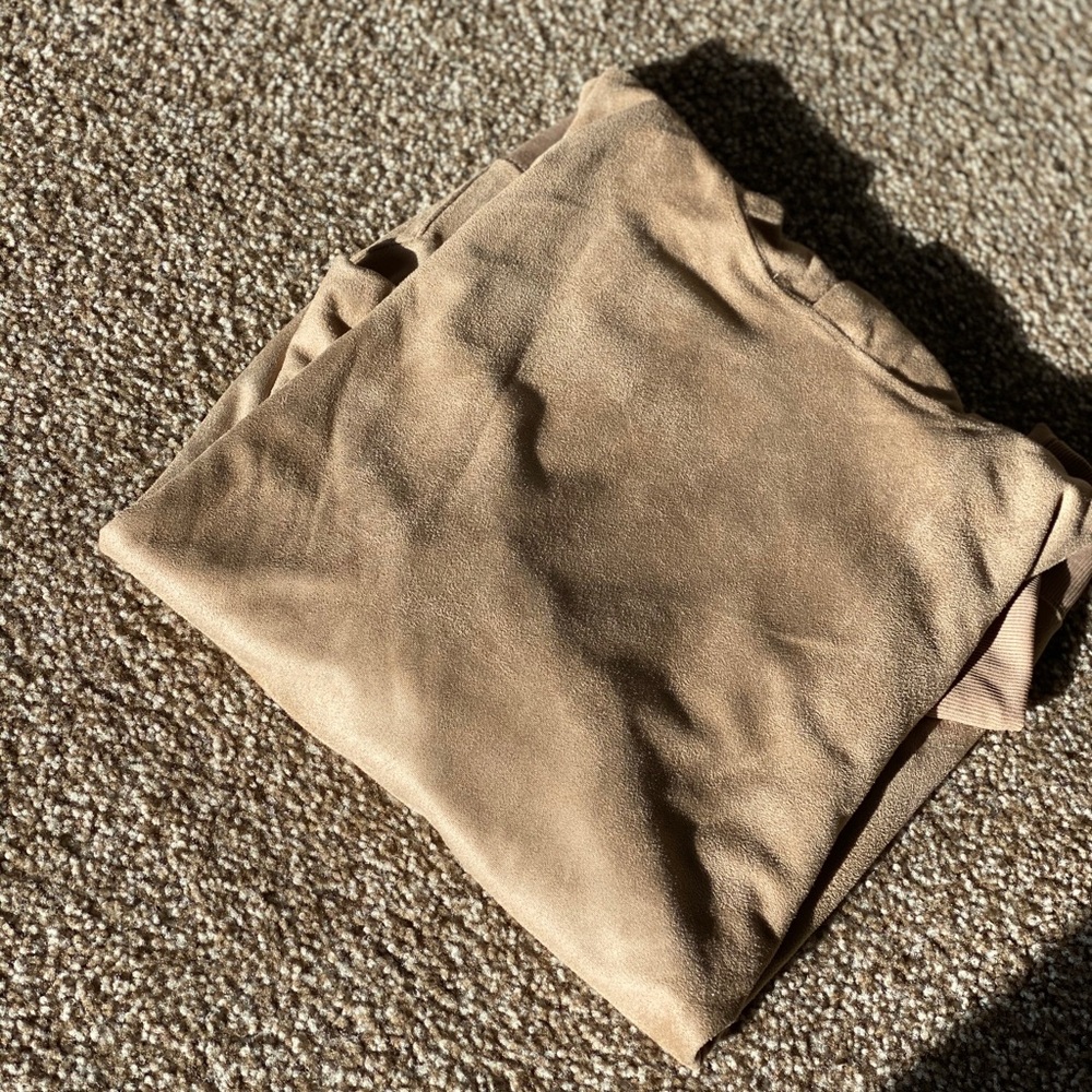 FOREVER 21 SUEDE HOODIE